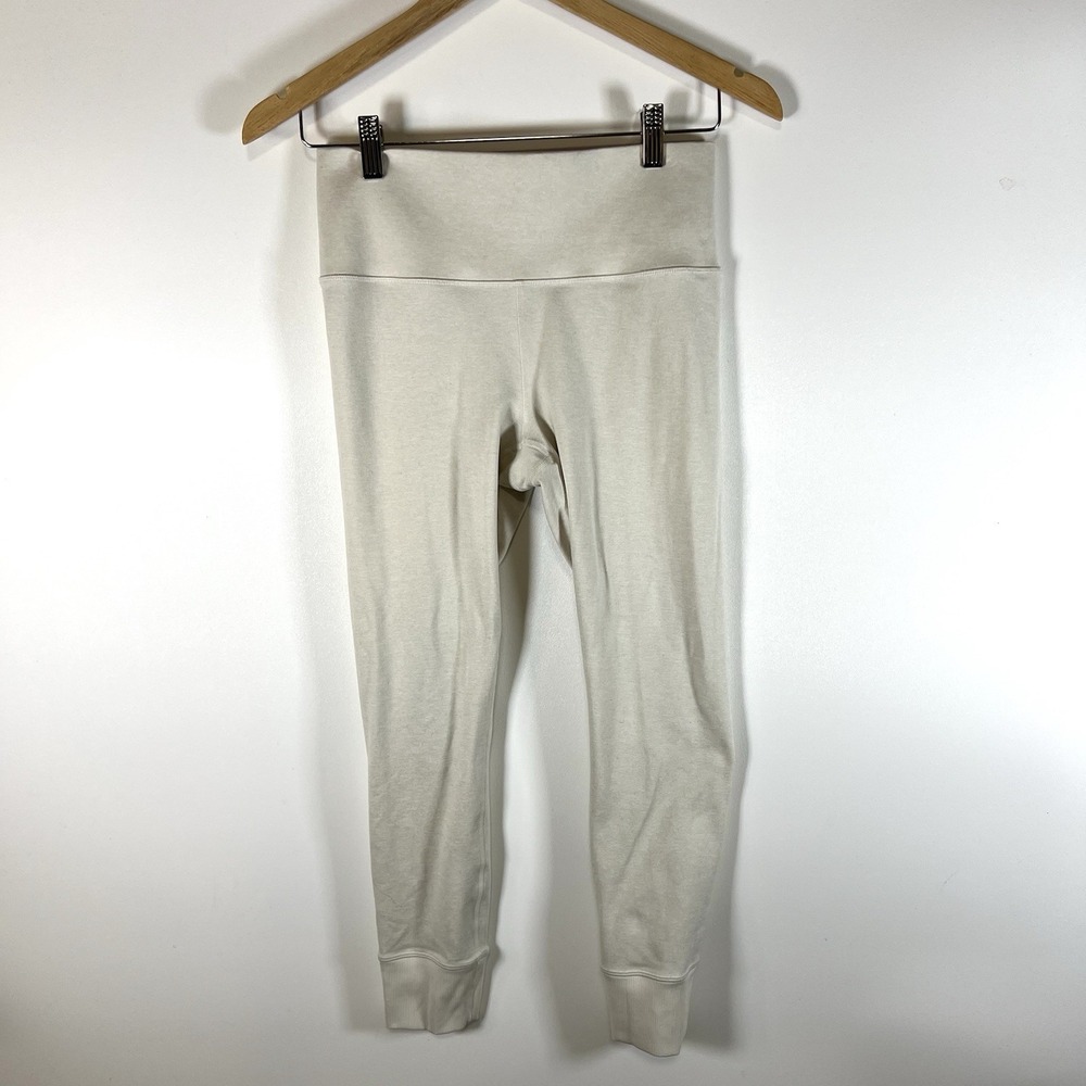 Athleta Softluxe Tight legging Silver Cloud/Cream Size Medium Yoga Athleisure‎